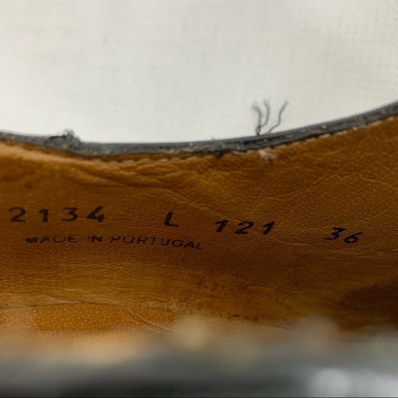 Fidgi size 36 Black Leather Ankle Boots with 2.5” Heel - Picture 10 of 12